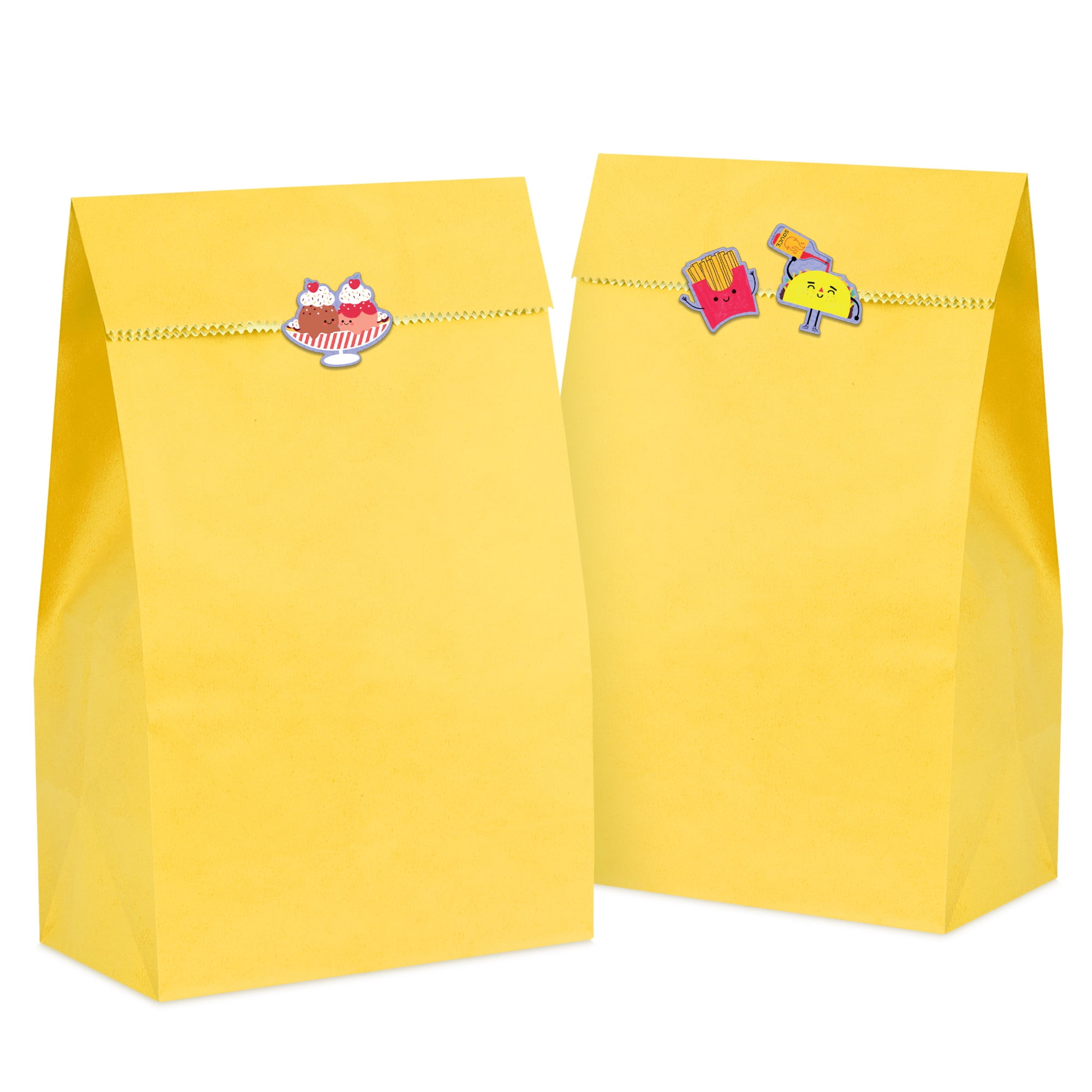Hallmark Stickers (Fun Foods), 4 Sheets
