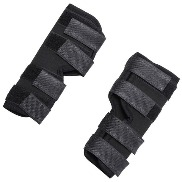 Protector de patas para mascotas, corvejón, rehabilitación de rodillas, correas para perros Black M
