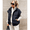 Black, variant on Women's Casual Winter Oversized Puffer Vest Stand Collar Flysleeve Insulated Padded Puffy Jackets Coat with Pockets