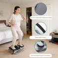 thumbnail image 2 of Rock Stepper Step Side-to-Side Lateral Rocking Fitness Stepper with Digital Monitor/Resistance Bands Machine for Home Workout(Purple), 2 of 12