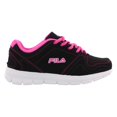 thumbnail image 5 of Fila Sped Runner Running Kids Shoes Size 10.5, Color: Black/Pink, 5 of 5
