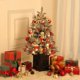 thumbnail image 4 of 2-pack 3 ft prelit artificial christmas tree con 78 LED lights, rectangular light box base, battery operated timer para home holiday decoration, 4 of 7