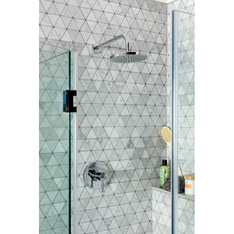 Miseno Brushed Nickel Shower Arm and Flange Miseno Brushed Nickel Shower Arm and Flange