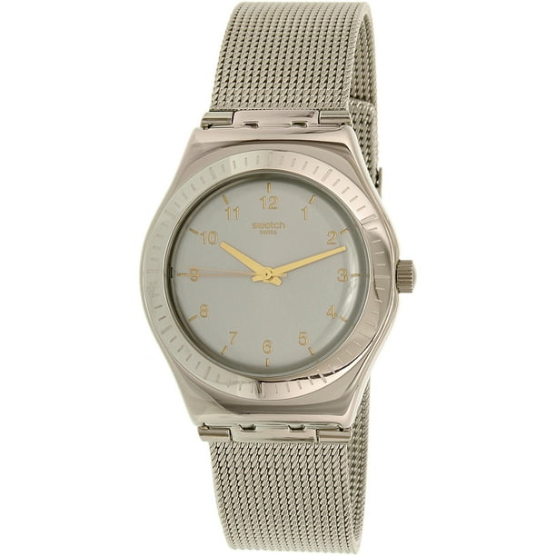 Swatch - Swatch Women's Medium YLS187M Silver Stainless-Steel Swiss