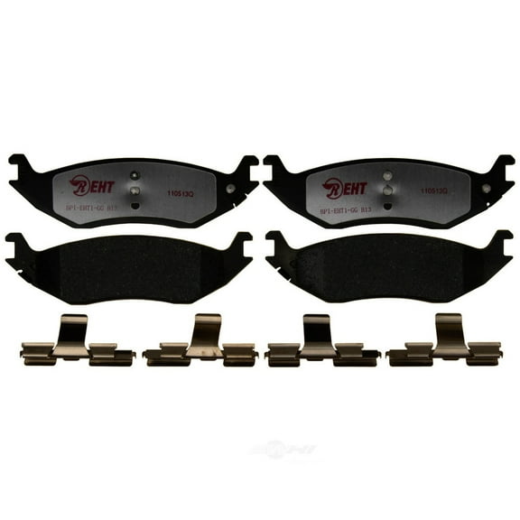 Raybestos EHT898H Hybrid Brake Pad Set, Fits: 2004-2002 Dodge Ram 1500 Rear, 2004 Dodge Durango