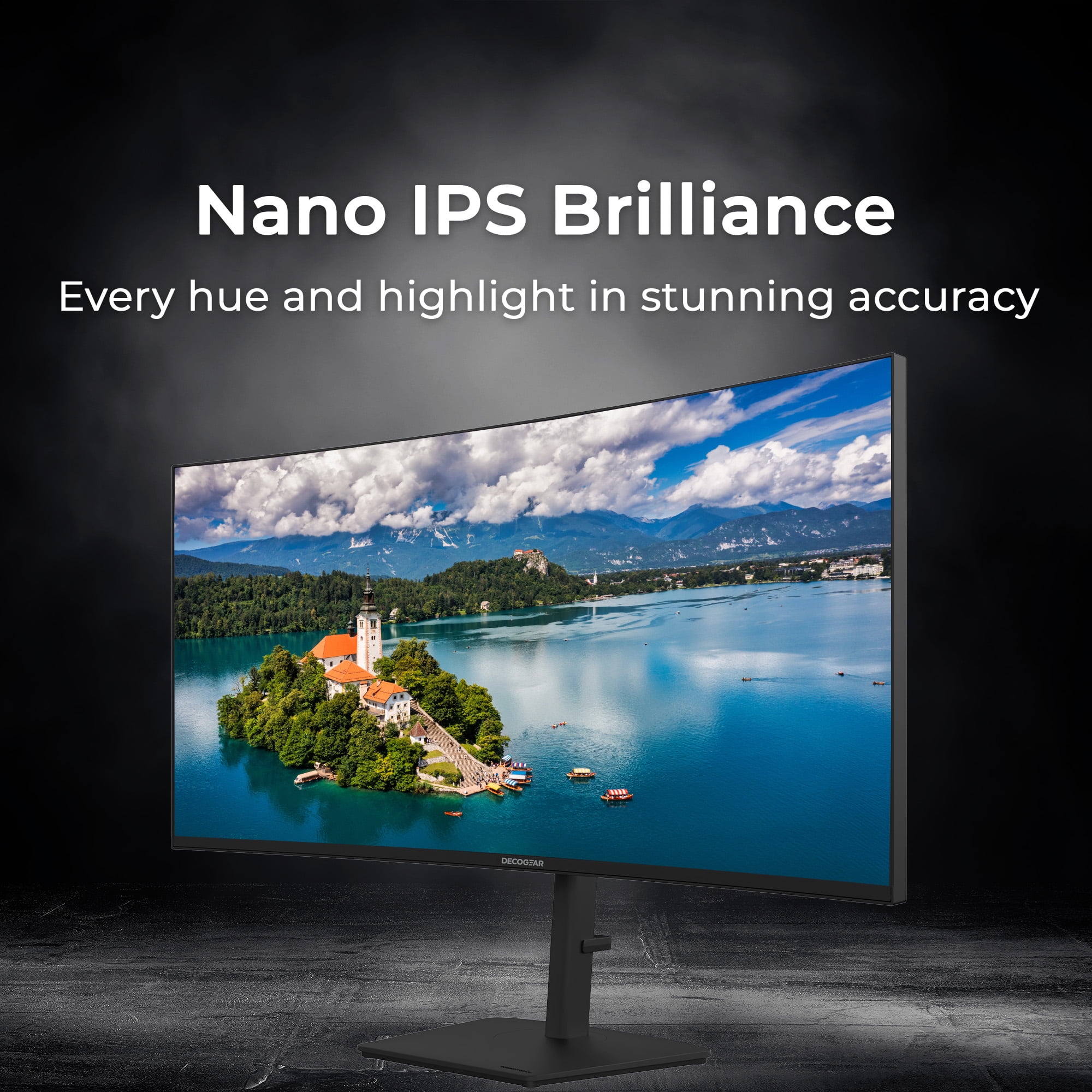 Deco Gear 40” Curved 5K2K Nano IPS Monitor, 5120×2160 Ultrawide 21:9 Display, 120Hz, 65 W USB-C PD, HDR, Adaptive Sync, Built-in Speakers