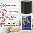 thumbnail image 5 of Roll On Body Adhesive for Skin, Glue Washes Off with Ease 2 Ounces, Made in USA, 5 of 17