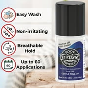 12 Pack, Made in USA - Roll-On Body Adhesive Prevents Rolling Down, 2 fl oz