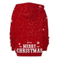 thumbnail image 4 of Christmas Gifts Womens Hoodies Party Full Zip Women's Sweatshirt Funny Fashion Clothing Long Sleeve Hoodie Women Red3, 4 of 5