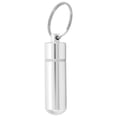 thumbnail image 2 of Keychain Pill Case, Firm Aluminium Pill Box Practical  for Vitamin E for Cod Liver Oil for Pills for Capsules, 2 of 7