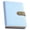 Blue, variant on A5 Notebook Binder, Ongmies 6 Ring Refillable Budget Planner Cover for Cash Organizer, Pu Leather Loose Leaf Small Binder with Magnetic Buckle