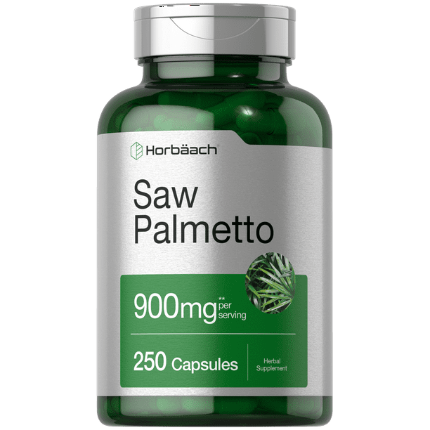 Saw Palmetto Extract 900mg 250 Capsules by Horbaach