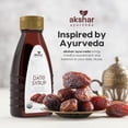 thumbnail image 3 of AKSHAR AYURVEDA Pure Date Syrup, Low Glycemic Natural Liquid Sweetener and Sugar Substitute, 8.8 oz, 3 of 8