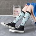 thumbnail image 6 of Picia Women Crew Soft Moisture-wicking Socks Cute Panda Bear Pattern Design Cotton Socks, One Size fit All, 6 of 9