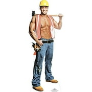 Wet Paint Printing + Design SC529 Bill Construction Worker Chippendale Cardboard Cutout Standee Standup