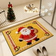 thumbnail image 2 of Virelaxpo Festive Christmas Bathroom Mat,Soft Knitted Floor Rug with Non-Slip Backing for Home Decoration and Entryway, 2 of 6