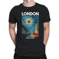 thumbnail image 2 of London Graphic Men's Black T-Shirt, 2 of 3