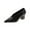 Black, variant on Pointed Toe Pump Shoes Mid-heel Single Shoes Retro Shoes Work Chunky Heels Four Seasons Shoes