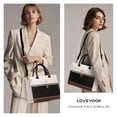 thumbnail image 2 of Monederos y bolsos LOVEVOOK Bolso de hombro de piel negro, 2 of 8