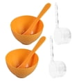 thumbnail image 3 of Cuencos para mezclar mascarillas faciales Hekezhi con espátula y taza medidora para el cuidado de la piel casero, 3 of 4