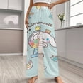 thumbnail image 2 of Cinnamoroll Womens Comfy Pajama PJ Pants Lounge Pants Sleepwear Drawstring PJ Bottoms Pants, 2 of 7