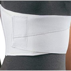 ProCare Rib Belt One Size Braces, White, 1 Count