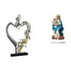 thumbnail image 1 of Estatua de pareja,Figura de pareja besándose,regalo de boda moderno,Letrero de mesa,Decoración de escritorio acrílica Rincón festivo Decoración del hogar,Decoración de fiesta Adorno de, 1 of 8