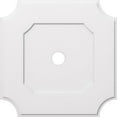 thumbnail image 1 of Ekena Millwork CMP36LE-04000 36 Po OD x 4 Po ID Carré Locke Architectural Grade PVC Contemporain Médaillon de Plafond, 1 of 1