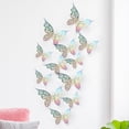 thumbnail image 2 of 3D Butterfly Wall Decor,Butterflies Decorations Sticker,12Pcs 3 Sizes Hollow Mariposas for Party Cake Bedroom Living Room Floor,Simply DIY Murals Decorativas Para Pared, 2 of 3