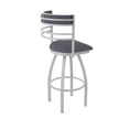 thumbnail image 2 of 860 Hunter 30" Swivel Bar Stool with Anodized Nickel Finish and Canter Storm Seat and Back, 2 of 5