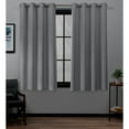 thumbnail image 1 of Exclusive Home Rideaux Académie Total Blackout Oeillet Haut Rideau Paire, 52x63, Argent, 1 of 1