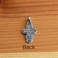 thumbnail image 3 of Old Believer Soldiers Cross Sterling Silver Pendant (No Chain), 3 of 3