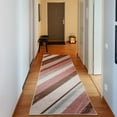 thumbnail image 1 of Vintage Decorative Rug, Diagonal Stripes on Old Aged Design Grungy Background Abstract Print, Quality Carpet for Bedroom Dorm and Living Room, 6 Sizes, Pale Tan, by Ambesonne, 1 of 2