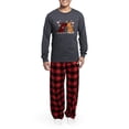 thumbnail image 4 of CafePress - Love Dogs - Men's Long Sleeve Charcoal Pajama Set, 4 of 7