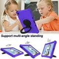 thumbnail image 5 of Dteck Case for Lenovo Tab M10 Plus 10.3 inch Tablet, Heavy Duty Shockproof Case with 360° Rotating Stand Crossbody Shoulder Strap for Lenovo Tab M10 Plus/Smart tab M10 Plus 2nd Gen,Purple, 5 of 7