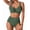 Army Green, variant on Women'S Bikini Sets Twist Front Two Piece Swimsuit Bathing Suits Army Green XXL