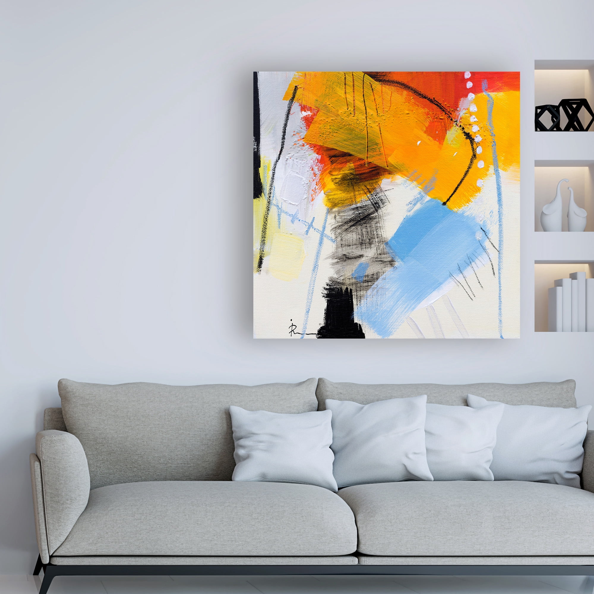 Trademark Fine Art 'Ira Ivanov Paint Expression Study 19' Canvas Art by Ira Ivanov