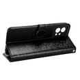 thumbnail image 4 of For Vivo T1 5G/Y75 5G/Y55 5G Foreign Version Polka Dot Pattern Flip Leather Case Black, 4 of 5