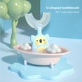 thumbnail image 3 of Cepillo de dientes Manual para niños en forma de U cepillo de dientes de silicona boca de bebé MABOTO Cepillo de dientes, 3 of 7