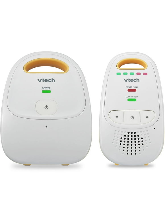 VTech Upgraded Audio Baby Monitor with Rechargeable Battery, Long Range, and Crystal-Clear Sound
