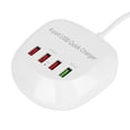 thumbnail image 2 of Cargador USB Portátil De 4 Puertos, Resistente A La Conexión Y Desconexión Cargador USB Portátil De Carga Rápida, Para Cargar Teléfonos Móviles Tabletas PC ANGGREK A NOSOTROS, 2 of 8