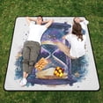 thumbnail image 5 of Forest Hourglass Beach Blanket Outdoor Picnic Mat Sandproof Waterproof Foldable for Camping Travel Hiking, 5 of 6