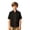 00#&-Black3372, variant on Kiijoy Boys Short Sleeve Button Up Shirt Summer Lightweight Shirt Top, Black, 9-10 Years