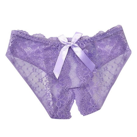 Crotchless Underwear Rose Gold Secy Panty Naughty Panties For Women Women s Sexy Lingerie & Underwear Sheer Panties for Women L