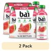 (2 pack) Bai Kula Watermelon Antioxidant Infused Water Beverage, 14 fl oz, 6 Pack Bottles