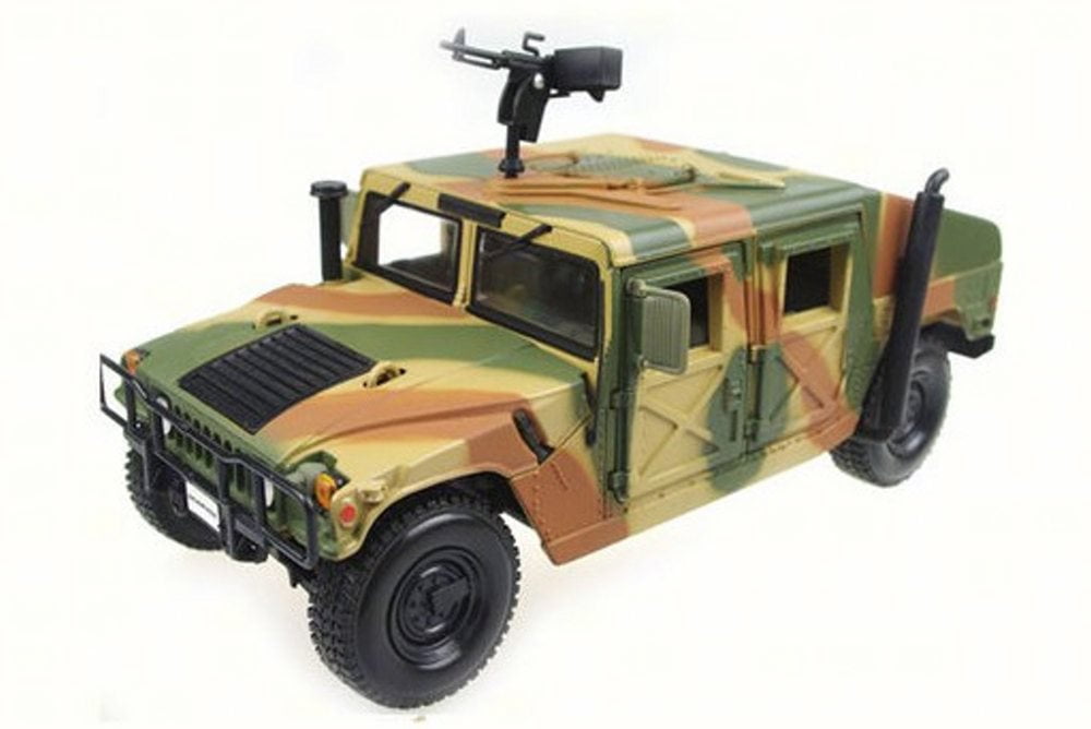 Super High Details 1:18 Humvee Military Camoflage Diecast Model Truck SUV Hummer 