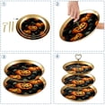 thumbnail image 4 of Pumpkin Plastic Discs and Iron Pillar Desk Organizer with 3 Tier Plates - Height 32cm, 21cm/24cm/27cm Plates, 4 of 6
