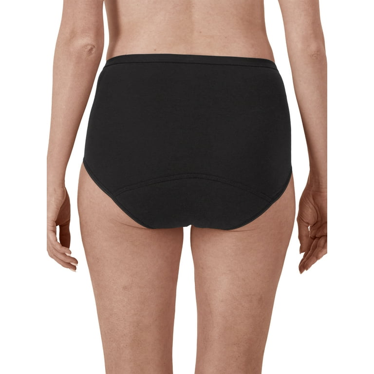 Hanes Comfort, Period. Women's Briefs Period Underwear, Super