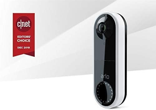 Essential Wired Video Doorbell - HD Video, 180 degrees View, Night Vision, 2 Way Audio, Direct to Wi-Fi No Hub Needed, Wired, White