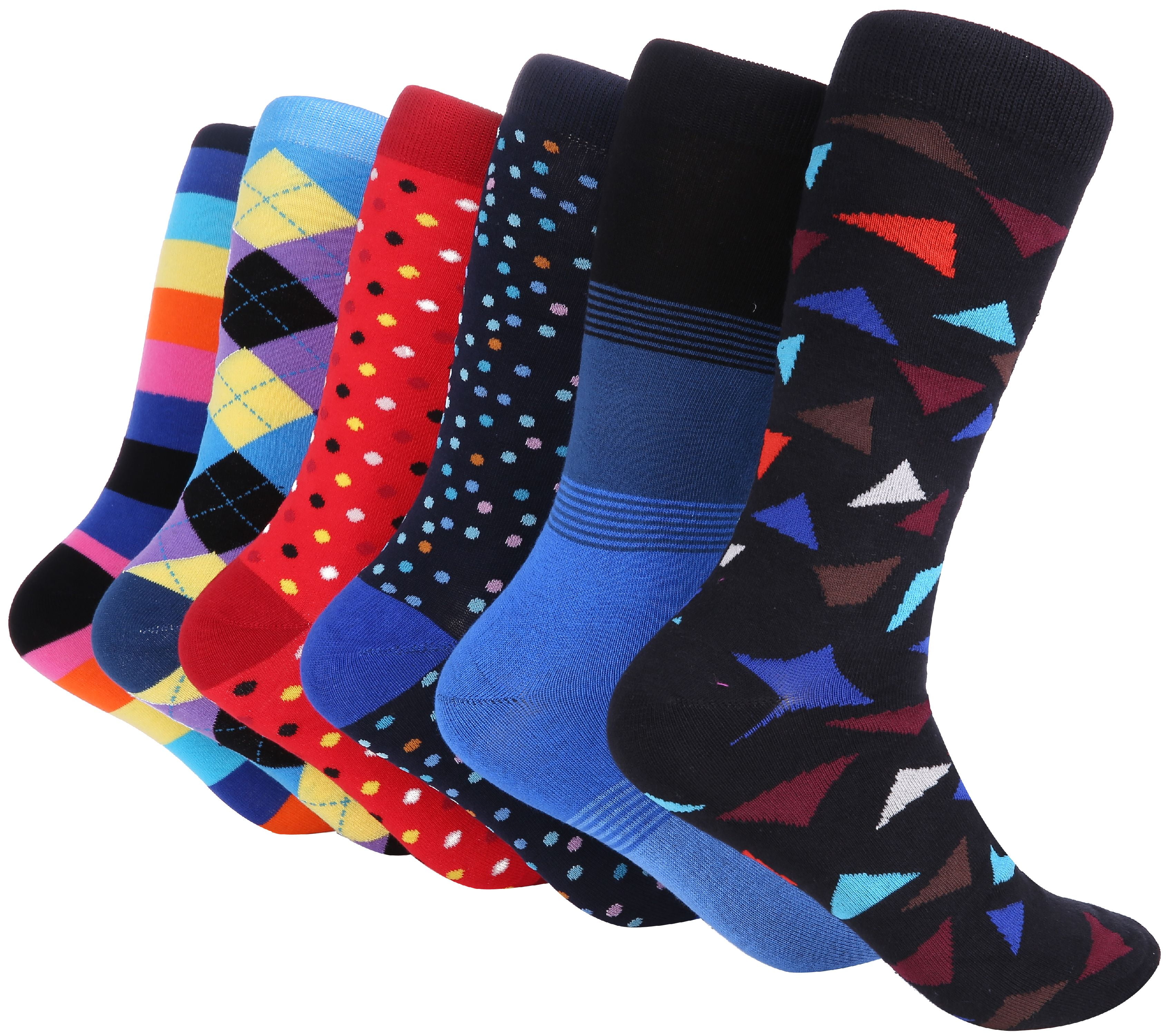 Marino Men's Fun Colorful Dress Socks